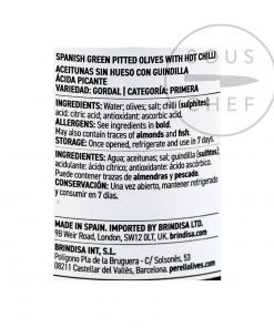 Perello Gordal Pitted Olives Ingredients 17 Perello Gordal Pitted Olives Ingredients