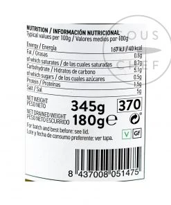 Perello Caperberries 180g Ingredients