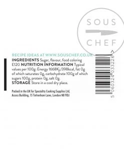 Sous Chef Ingredients Rose Pink Sugar 100g