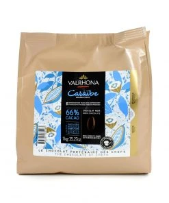 Valrhona Caraibe 66% Dark Chocolate Chips Cooking Chocolate