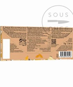 Valrhona Dark Abinao 85% Dark Chocolate Bar 70g Ingredients