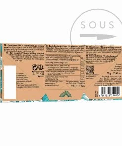 Valrhona Tulakalum 75% Dark Chocolate Bar 70g