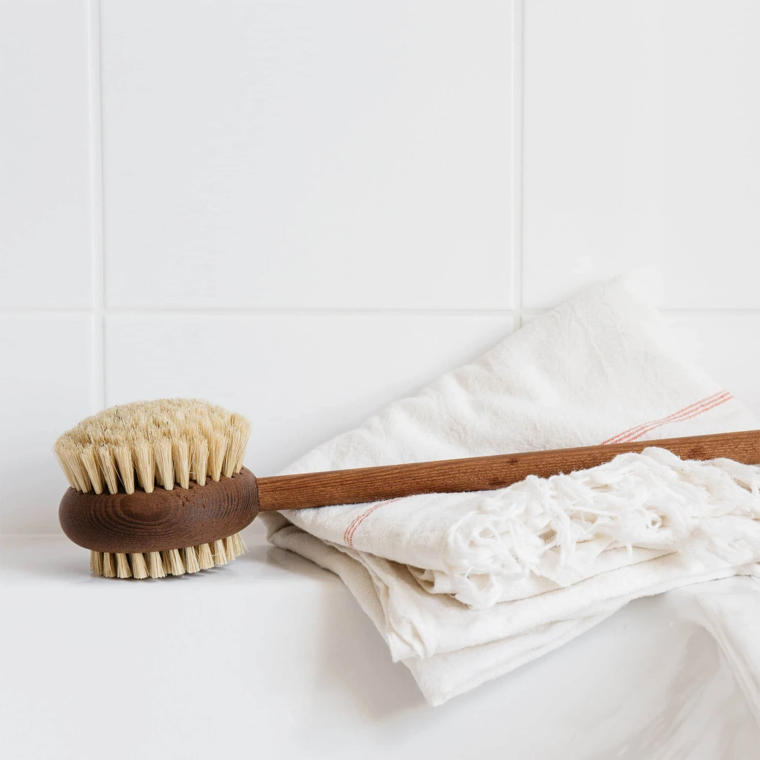 Andree Jardin Long Handled Back Brush - Ash Wood & Hog Bristle 5 Andree Jardin Long Handled Back Brush - Ash Wood & Hog Bristle