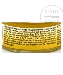 Christine Le Tennier Lemon & Pepper Flavour Pearls Ingredients