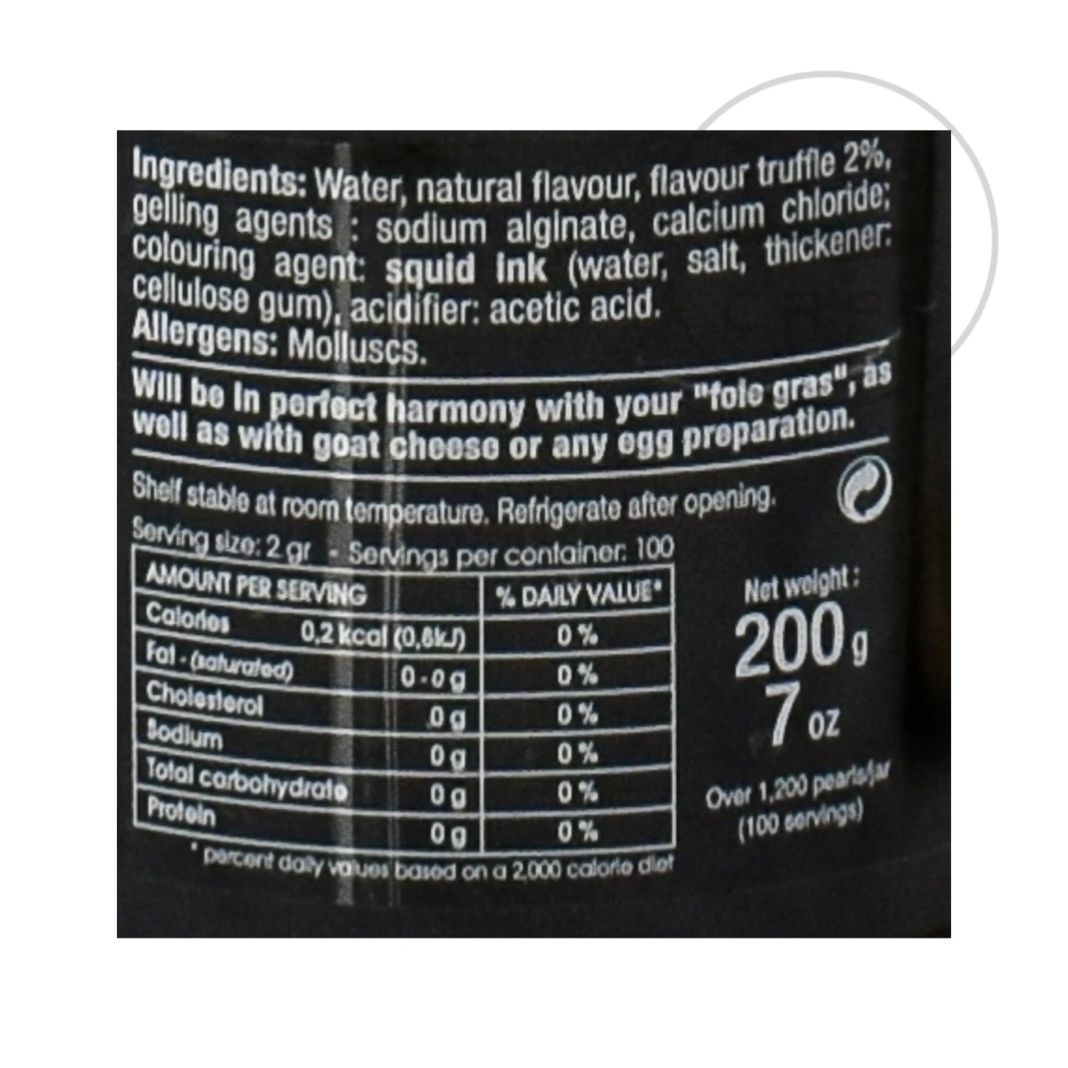 Christine Le Tennier Ingredients Truffle Flavour Pearls 8 Christine Le Tennier Ingredients Truffle Flavour Pearls