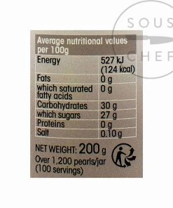 Christine Le Tennier White Balsamic And Black Truffle Flavor Pearls Ingredients 10 Christine Le Tennier White Balsamic And Black Truffle Flavor Pearls Ingredients