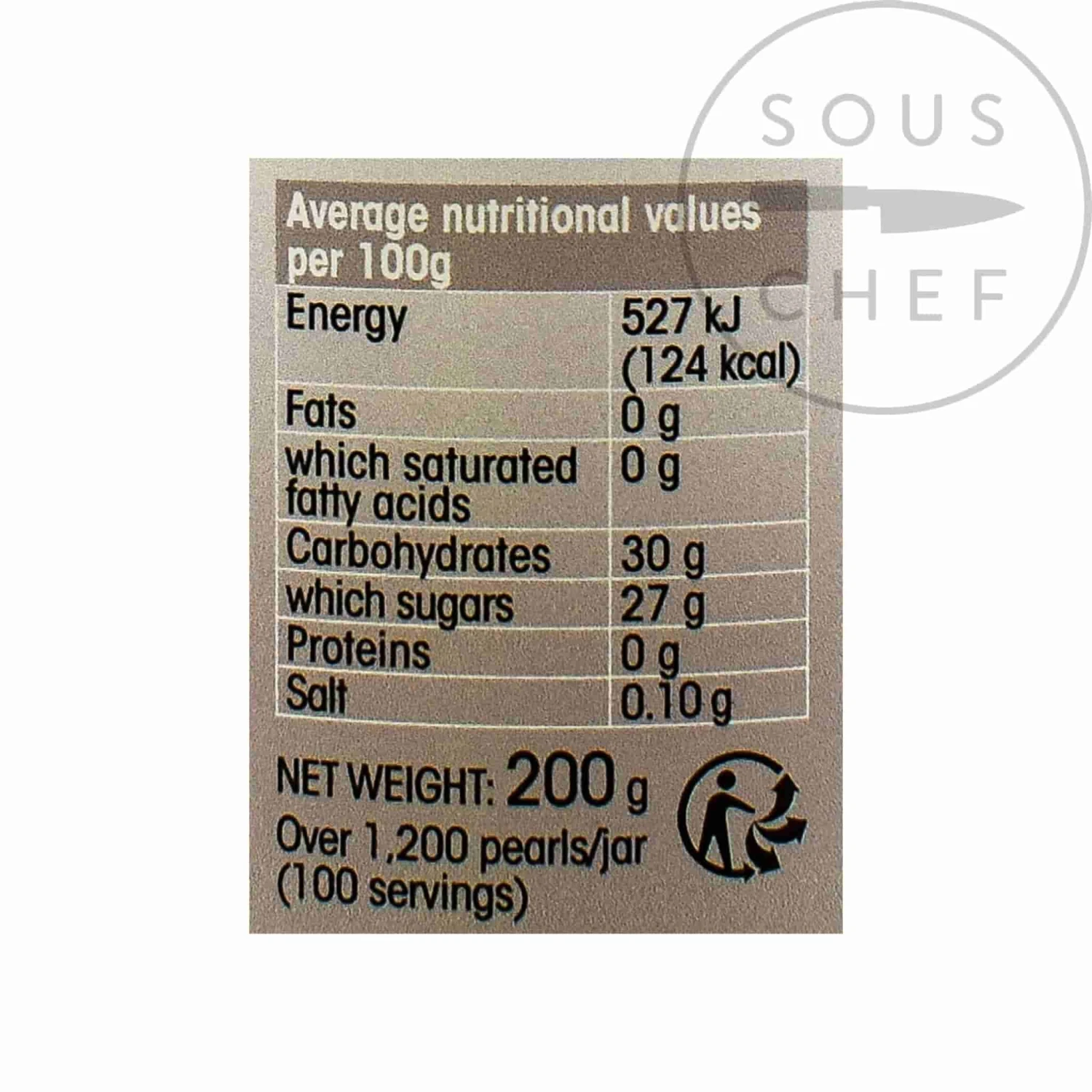Christine Le Tennier White Balsamic And Black Truffle Flavor Pearls Ingredients 5 Christine Le Tennier White Balsamic And Black Truffle Flavor Pearls Ingredients