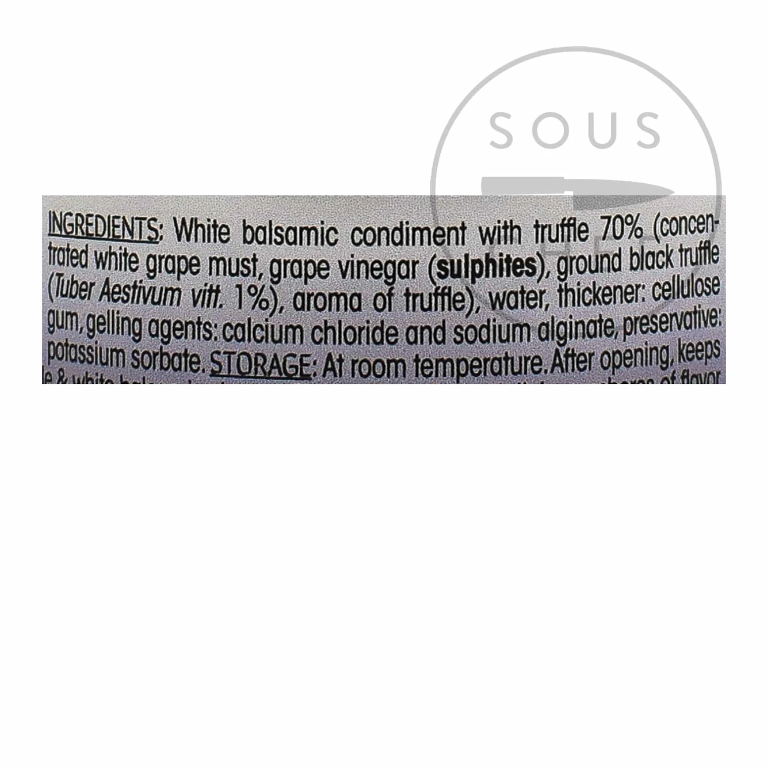 Christine Le Tennier White Balsamic And Black Truffle Flavor Pearls Ingredients 7 Christine Le Tennier White Balsamic And Black Truffle Flavor Pearls Ingredients