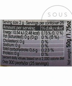 Christine Le Tennier White Balsamic And Black Truffle Flavor Pearls Ingredients 13 Christine Le Tennier White Balsamic And Black Truffle Flavor Pearls Ingredients