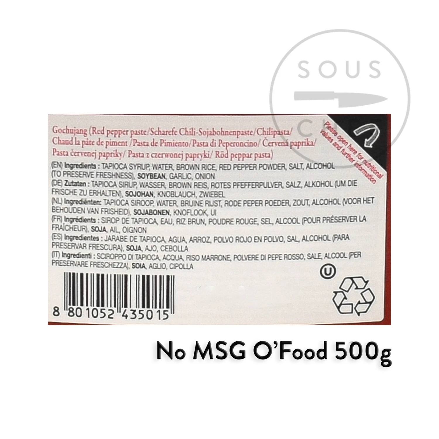 O'Food Gochujang Hot Pepper Paste