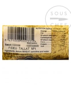 Sanmarti Ingredients Fideo Noodles 250g