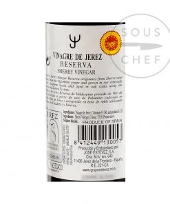 Valdespino Cask-Aged Sherry Vinegar DOP 250ml Ingredients