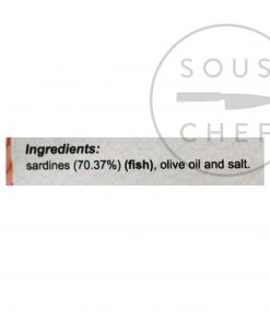 Conservas Catrineta Catrineta Smoked Sardines 81g Ingredients