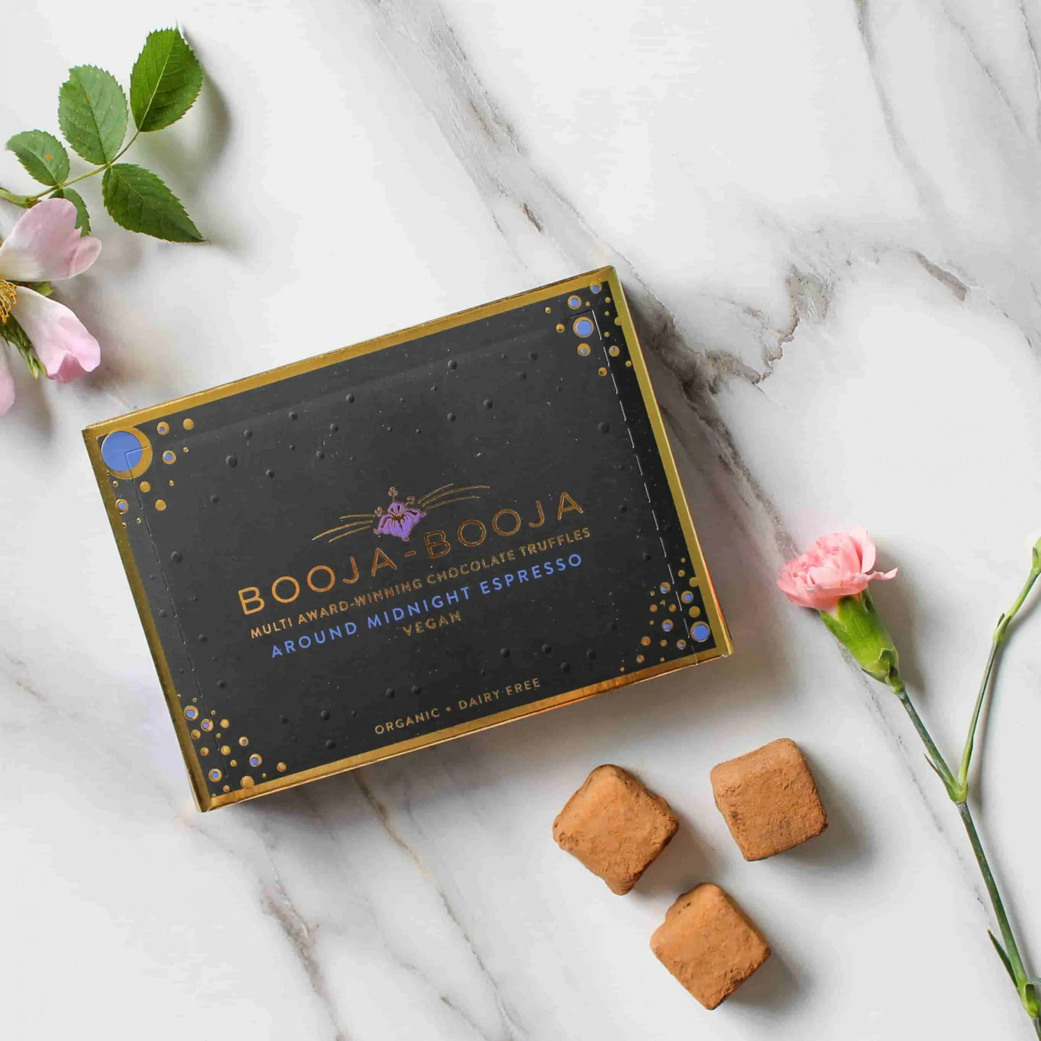 Ingredients Booja Booja Around Midnight Espresso Truffles 92g 4 Ingredients Booja Booja Around Midnight Espresso Truffles 92g