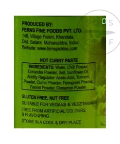 Ferns' Hot Curry Paste 380g