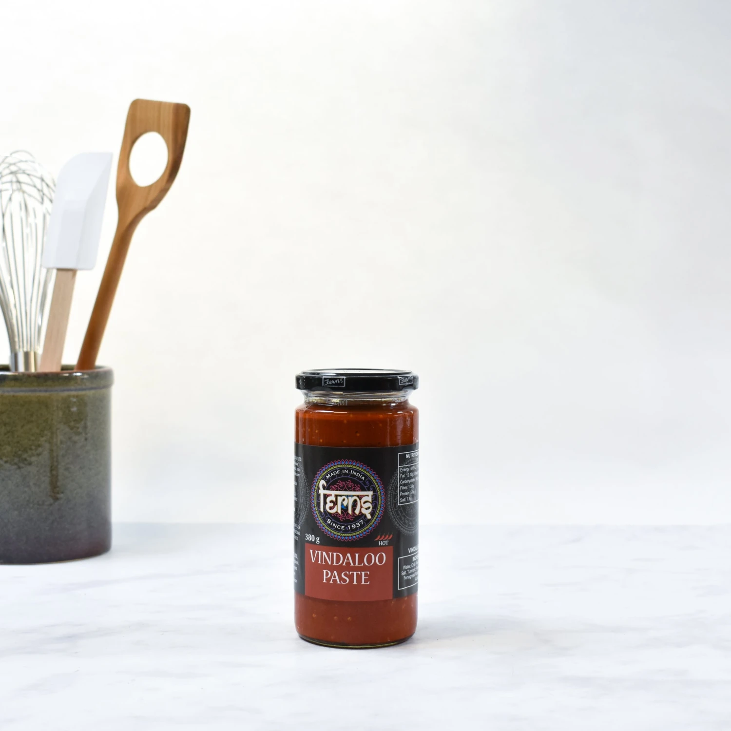 Ferns' Vindaloo Paste 380g Ingredients 4 Ferns' Vindaloo Paste 380g Ingredients