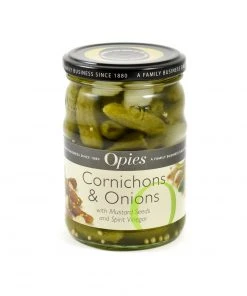 Opies Ingredients Cornichons And Pickled Onions 350g