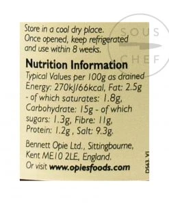 Opies Ingredients Pink Peppercorns With Malt Vinegar 105g