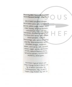 Blues Hog 'Honey Mustard' BBQ Sauce 595g Ingredients