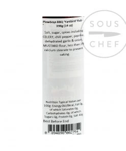 Ingredients Plowboys BBQ 'Yardbird' Rub 397g