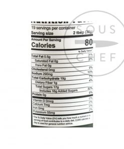 Ingredients Blues Hog Smokey Mountain BBQ Sauce 680g