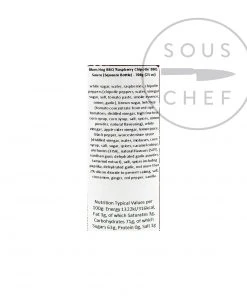 Blues Hog Raspberry Chipotle BBQ Sauce 708g Ingredients