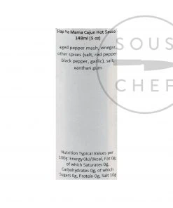 Ingredients Slap Ya Mama Cajun Hot Sauce 148ml
