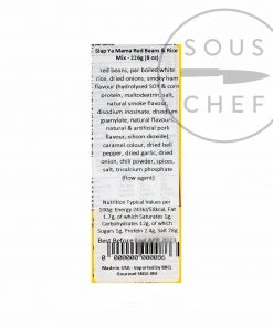 Slap Ya Mama Red Beans & Rice Mix 226g Ingredients