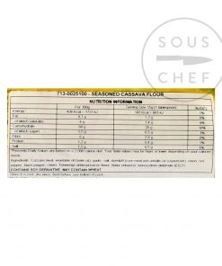 Yoki Seasoned Cassava Flour - Farofa Pronta 500g Ingredients 7 Yoki Seasoned Cassava Flour - Farofa Pronta 500g Ingredients