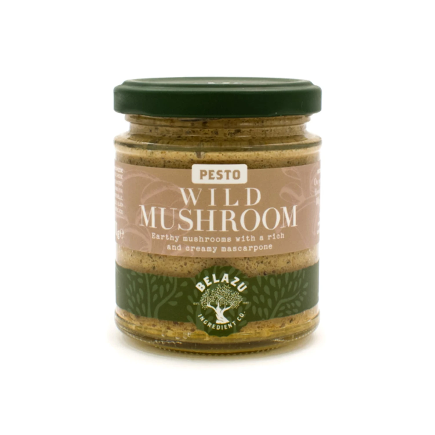 Ingredients Belazu Wild Mushroom Pesto 170g 3 Ingredients Belazu Wild Mushroom Pesto 170g