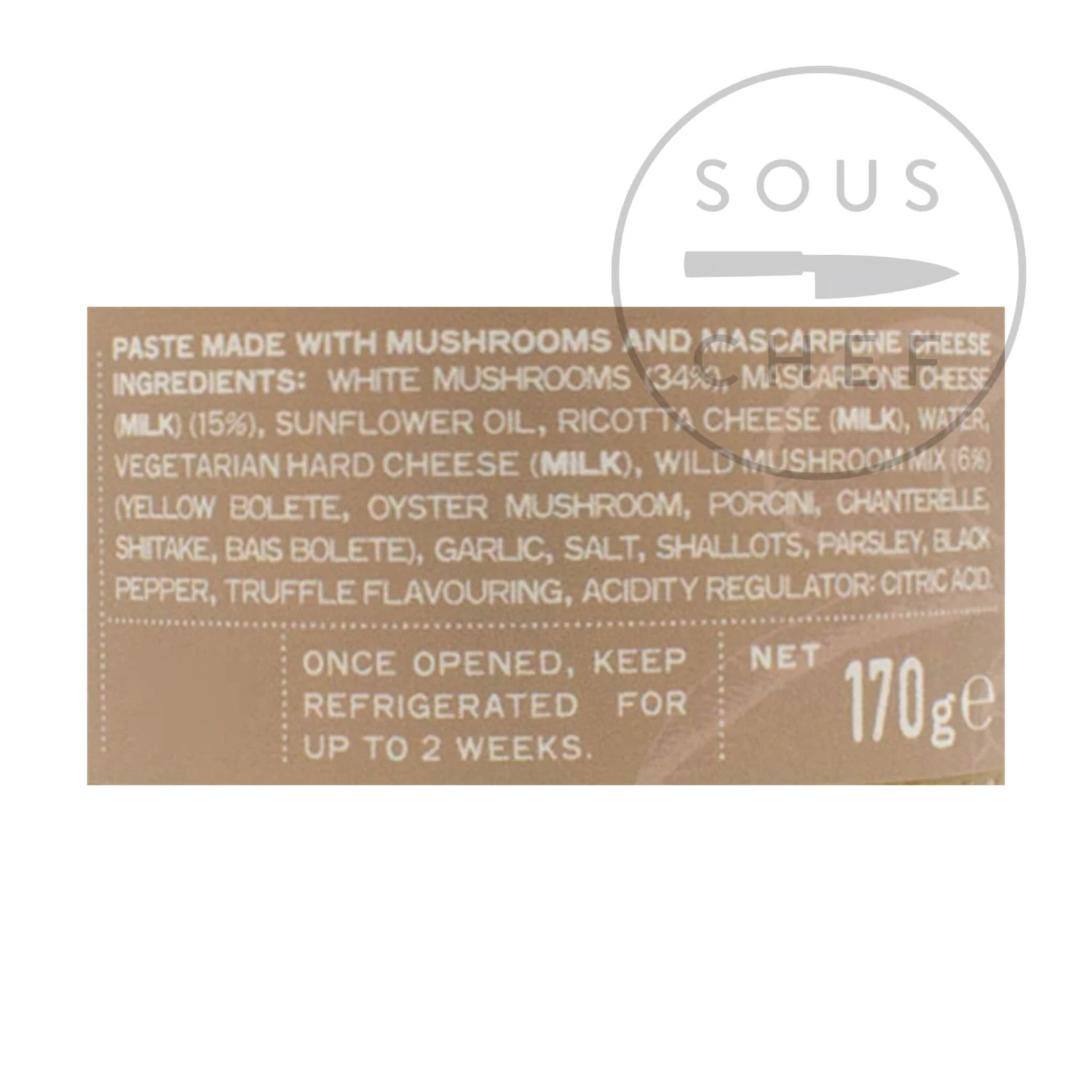 Ingredients Belazu Wild Mushroom Pesto 170g 4 Ingredients Belazu Wild Mushroom Pesto 170g