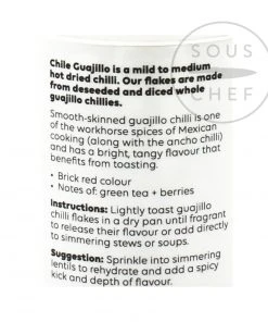 Cool Chile Co Guajillo Flakes 40g Ingredients 7 Cool Chile Co Guajillo Flakes 40g Ingredients