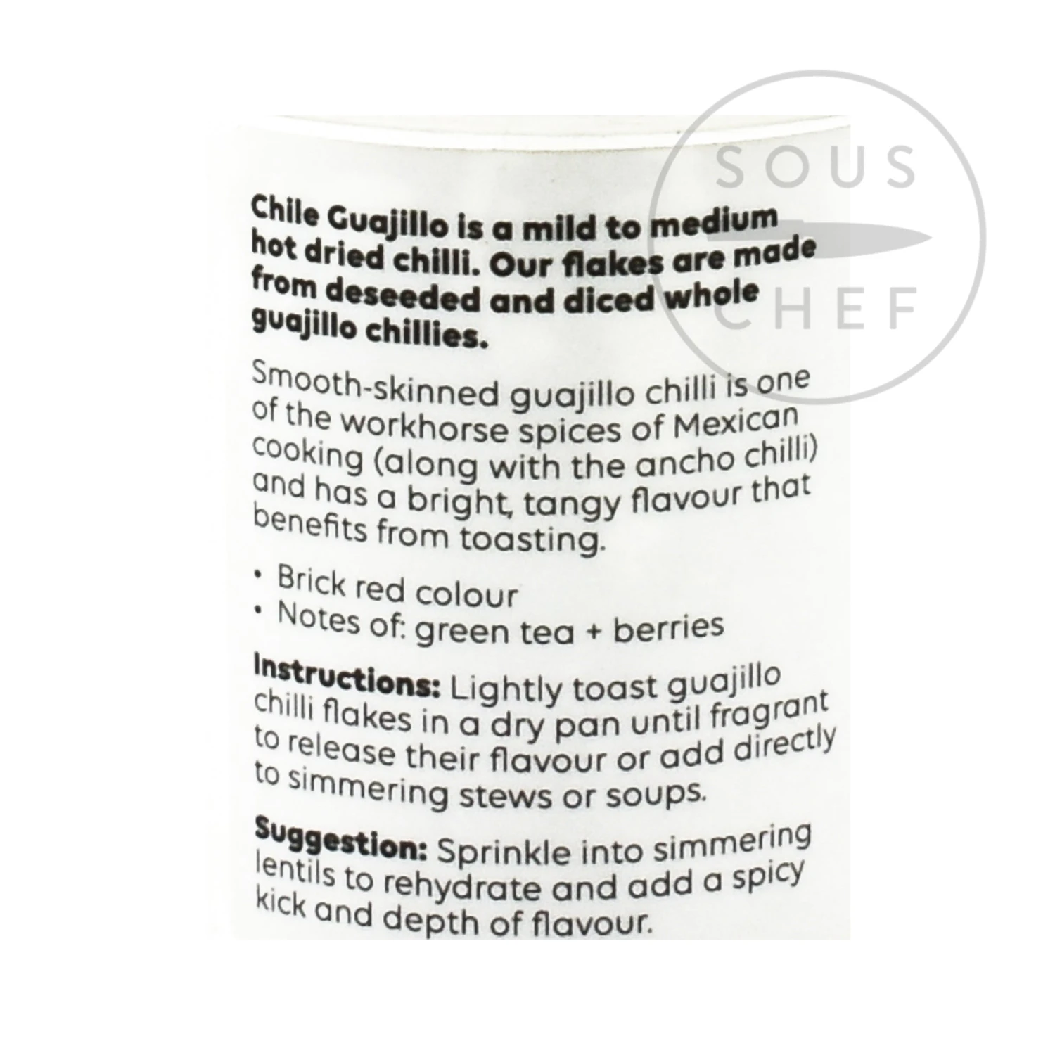 Cool Chile Co Guajillo Flakes 40g Ingredients 5 Cool Chile Co Guajillo Flakes 40g Ingredients