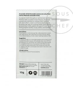 Cool Chile Co Ingredients Avocado Leaves 10g