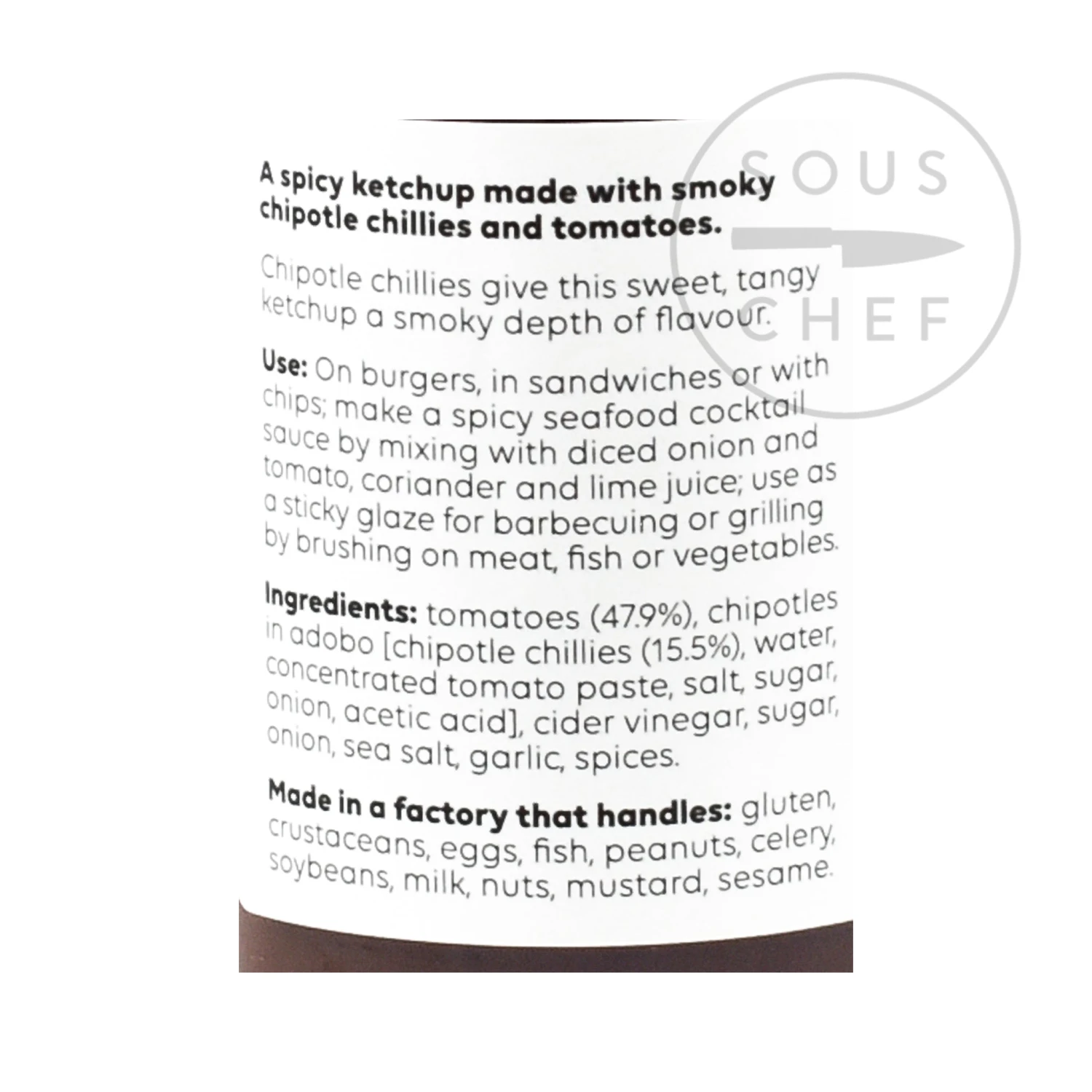 Cool Chile Co Chipotle Ketchup 260g Ingredients 5 Cool Chile Co Chipotle Ketchup 260g Ingredients