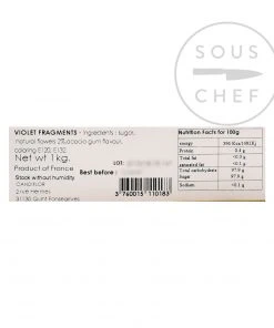 Candiflor Crystallised Violet Petal Pieces 1kg