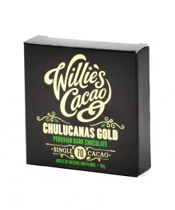 Willie's Cacao Chulucanas Gold 70% Peruvian Dark Chocolate 80g Ingredients
