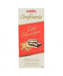 Schluckwerder Edel Marzipan With Dark Chocolate 100g Ingredients