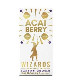 Wizards Enchanted Forest Acai Berry Chocolate 55g Ingredients
