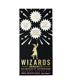 Wizards Adult Immunity Caramel Chocolate 55g Ingredients