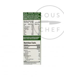 Ingredients Wizards Plant Based Vanilla Chocolate 55g