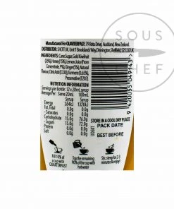 Quarterpast Gold Kiwi Turmeric & Ginger Real Fruit Infusion 250ml