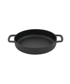 Combekk Sous-Chef Black Recycled Cast Iron Frying Pan 24cm Cookware