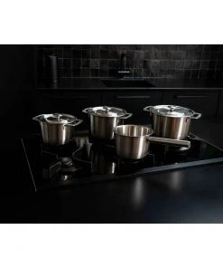 Cookware Combekk Recycled Stainless Steel 4 Piece Saucepan Set