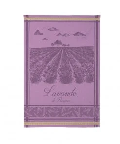 Coucke Kitchen Linen Lavender Fields Tea Towel
