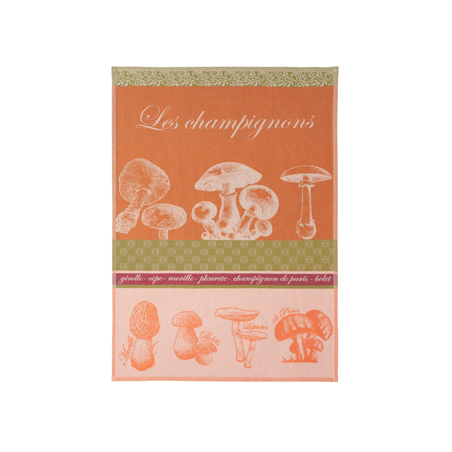 Coucke French Tea Towel - Mushrooms 3 Coucke French Tea Towel - Mushrooms