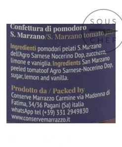 Ingredients Casa Marrazzo San Marzano Tomato Jam 200g 7 Ingredients Casa Marrazzo San Marzano Tomato Jam 200g