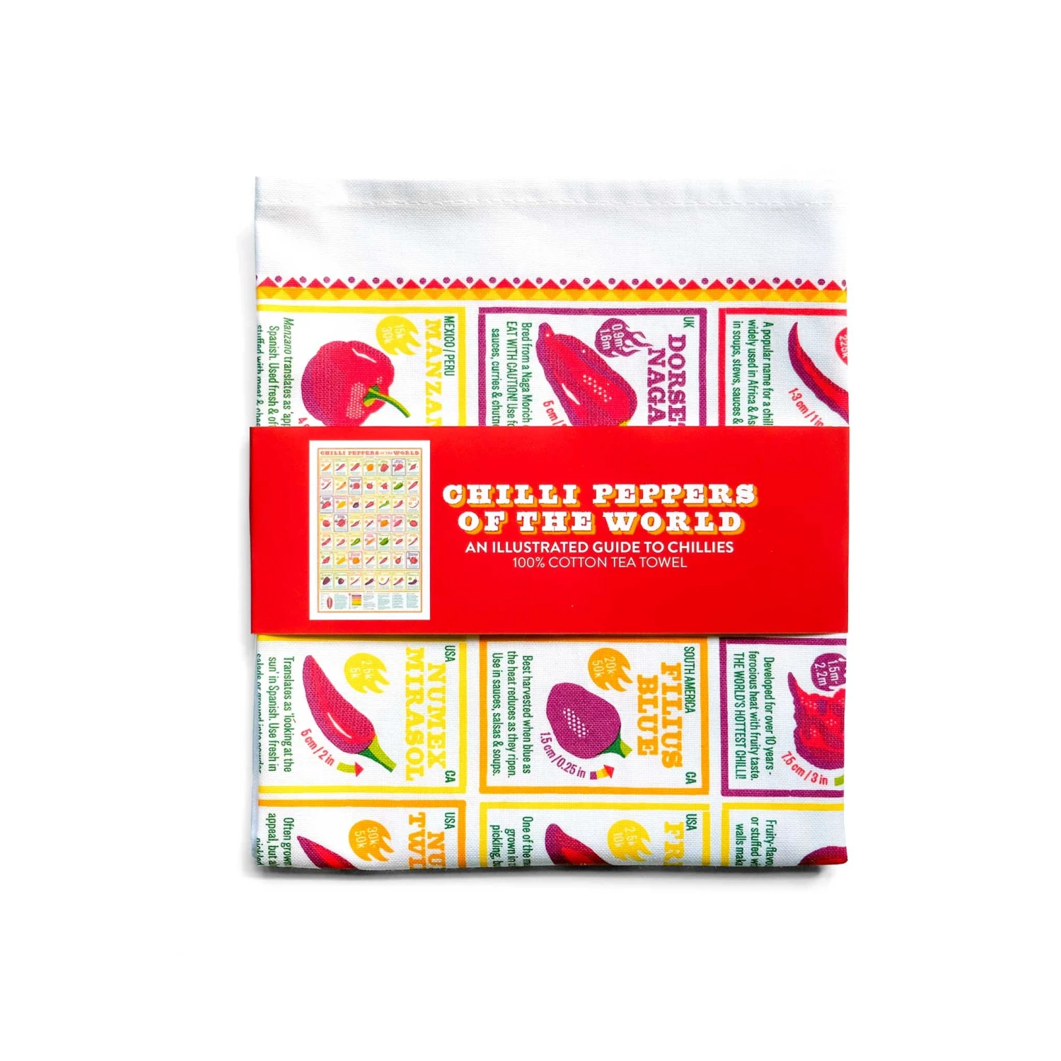 Stuart Gardiner Chilli Peppers Of The World Tea Towel Kitchen Linen 4 Stuart Gardiner Chilli Peppers Of The World Tea Towel Kitchen Linen