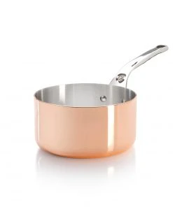 De Buyer Inocuivre Copper Saucepan With Stainless Steel Handle Cookware