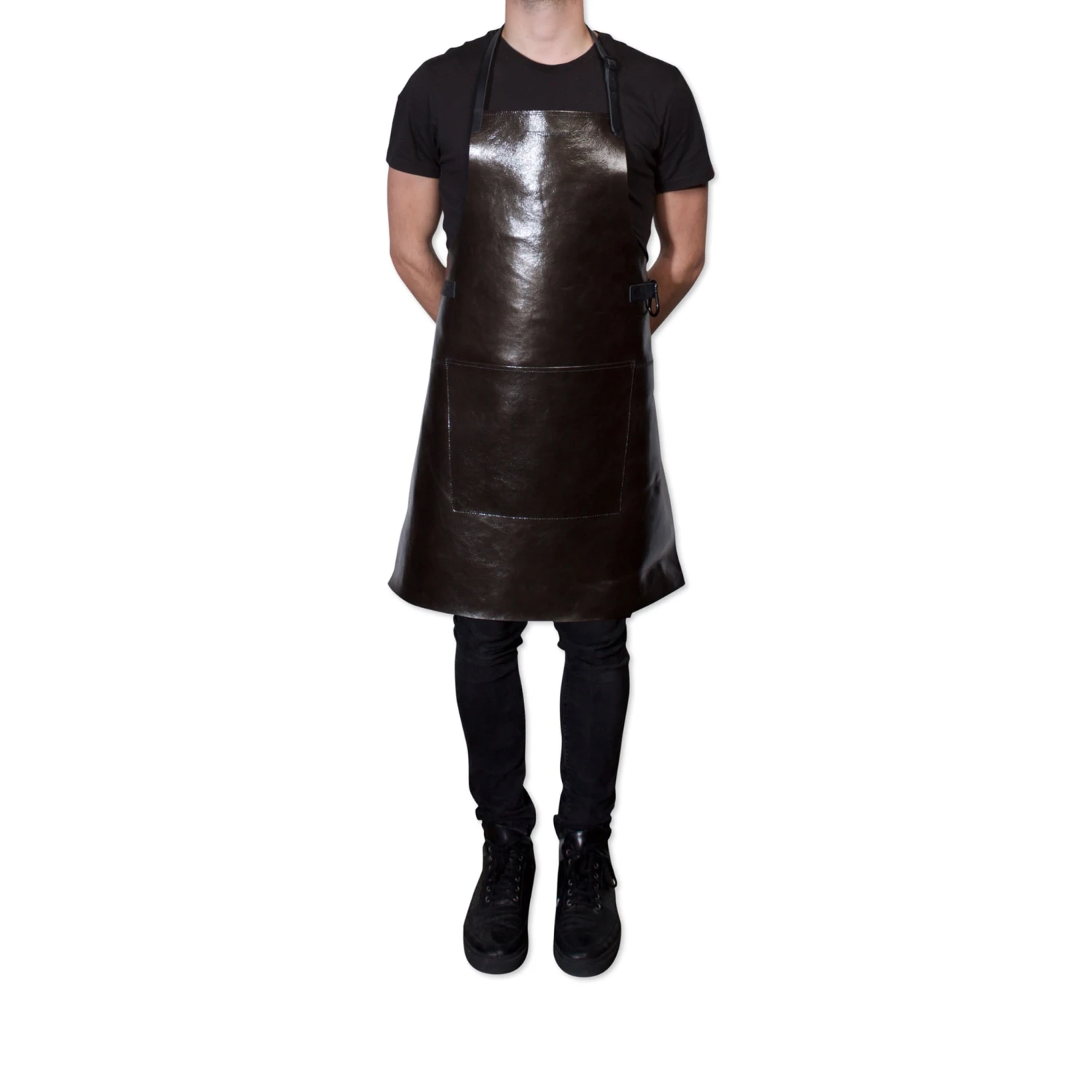 Dutchdeluxes Leather BBQ Apron In Metallic Bronze Cookware 4 Dutchdeluxes Leather BBQ Apron In Metallic Bronze Cookware